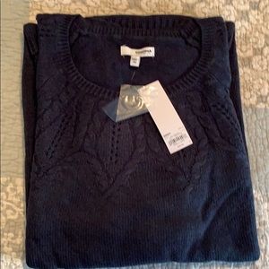 Navy Plus Size Sweater